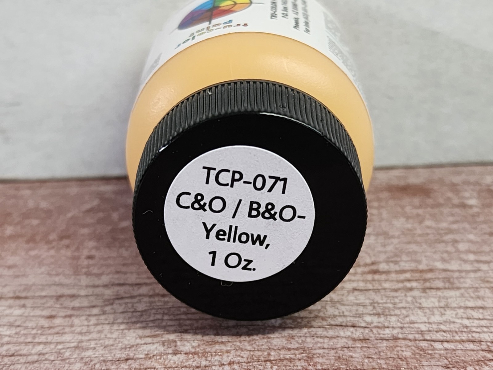 Tru Color Paint TCP-71 BALTIMORE / CHESAPEAKE & OHIO Yellow Model RR 1 oz bottle