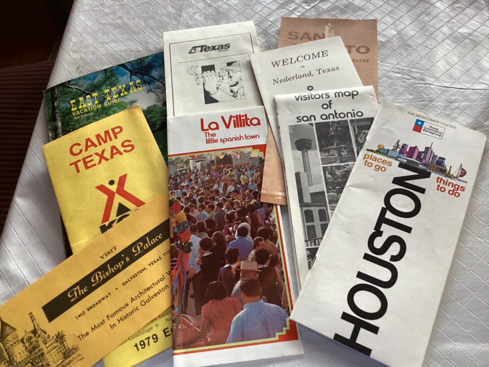 Texas travel brochure pack, late 1970’s, excellent condition