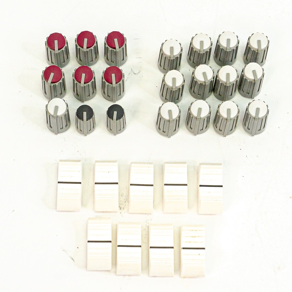 Genuine Mackie 32•8 24•8 16•8 Master Channel Knobs & Faders OEM Parts Lot