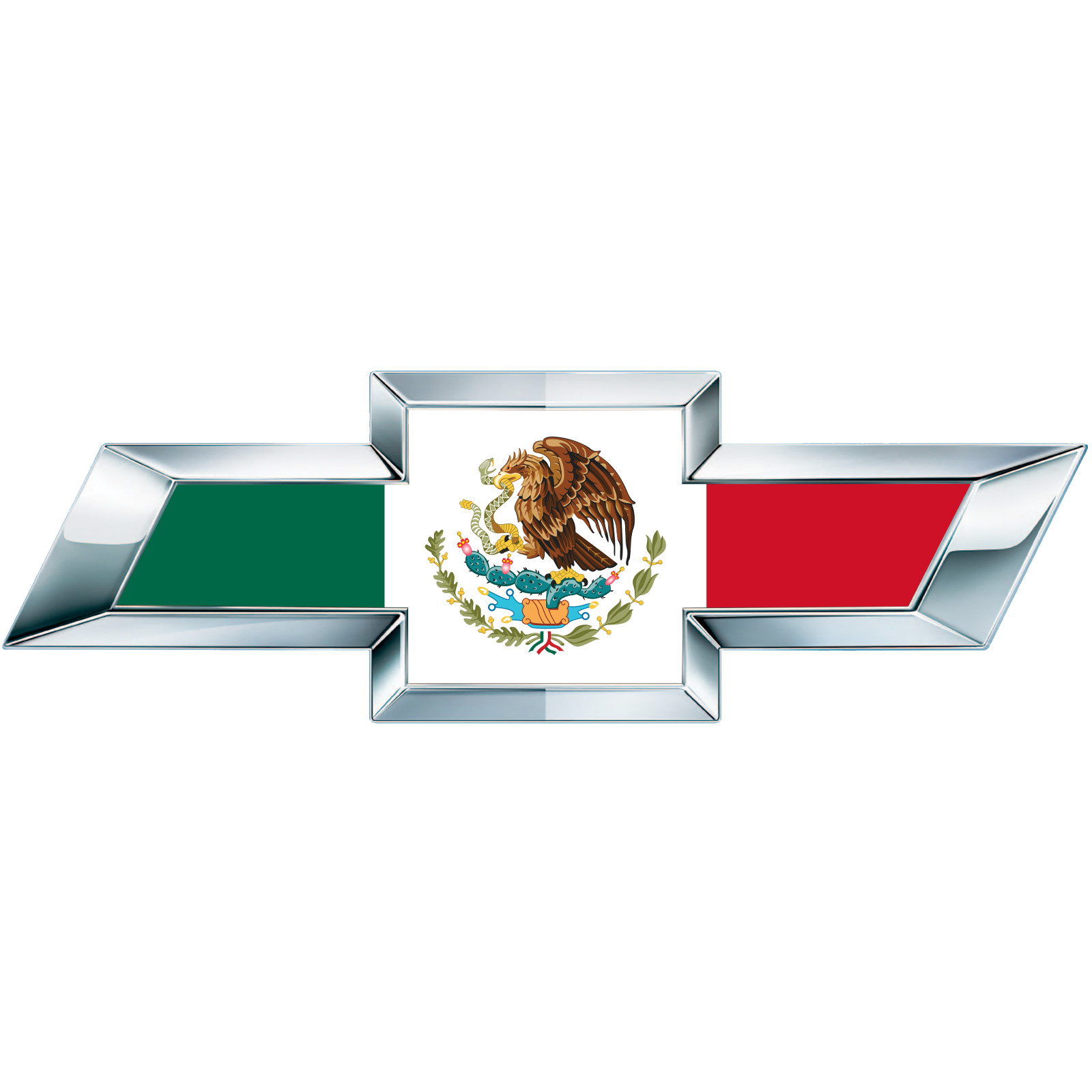 CJ 2 Silverado Mexican Flag Universal Chevy Bowtie Vinyl Sheets Emblem Overlay