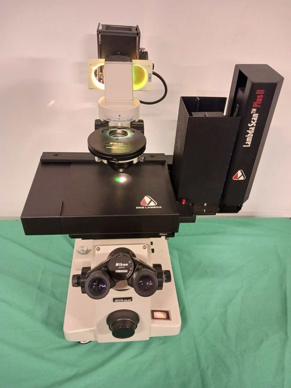 Nikon Diaphot Inverted Microscope w/ LambdaScan Plus II Parts
