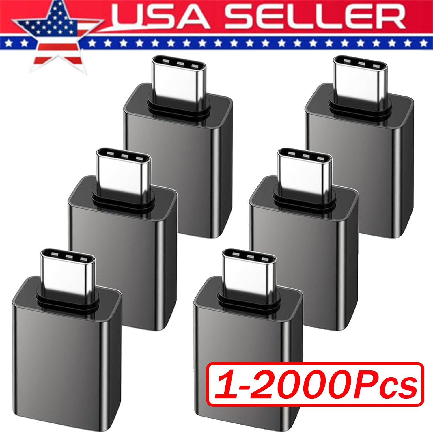 USB-C 3.1 Male to USB A Female Adapter Converter OTG Type C Android Phone Lot