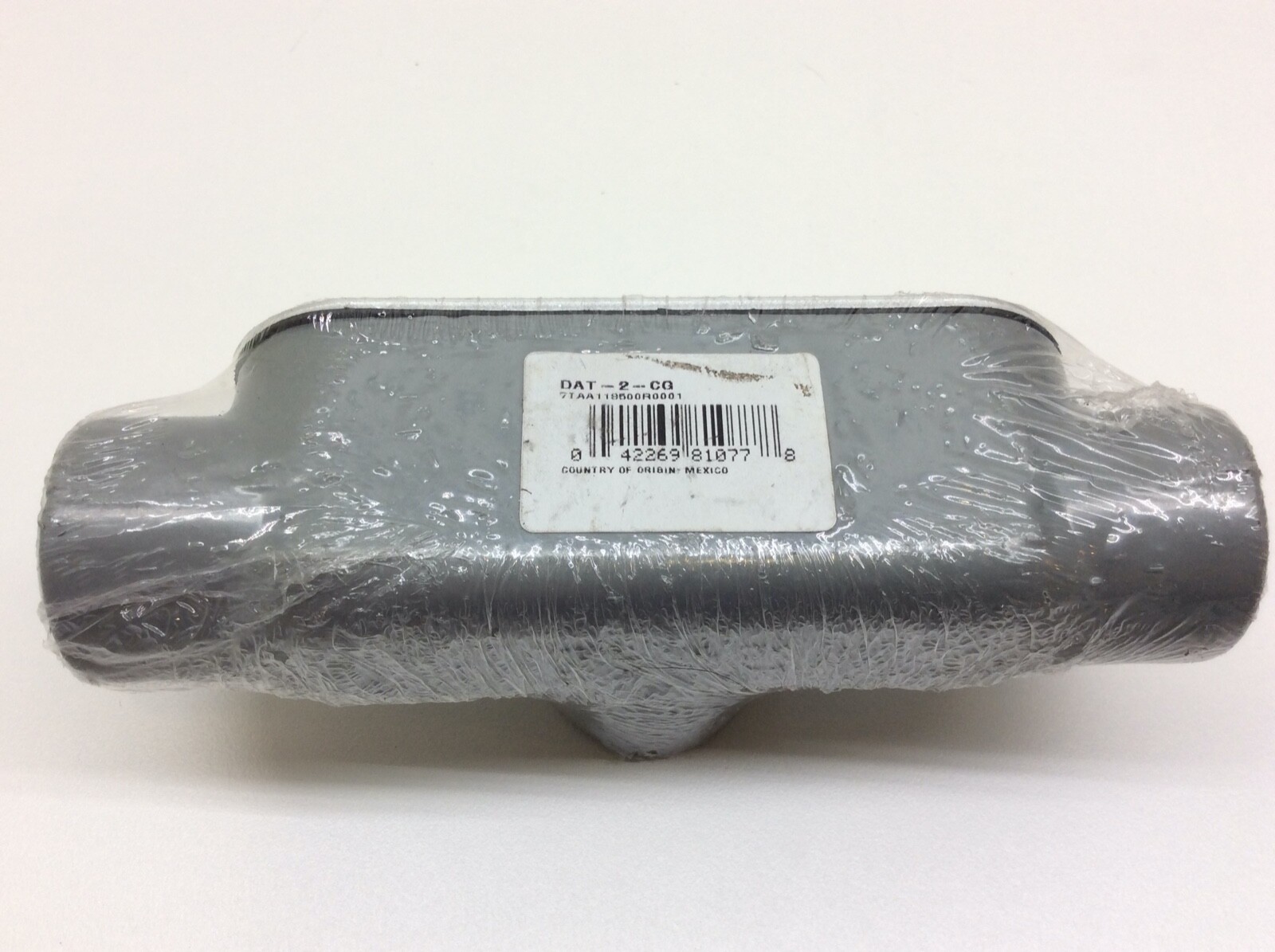 Red Dot DAT-2-CG 3/4" T-Style Conduit Body Threaded W/ Cover & Gasket