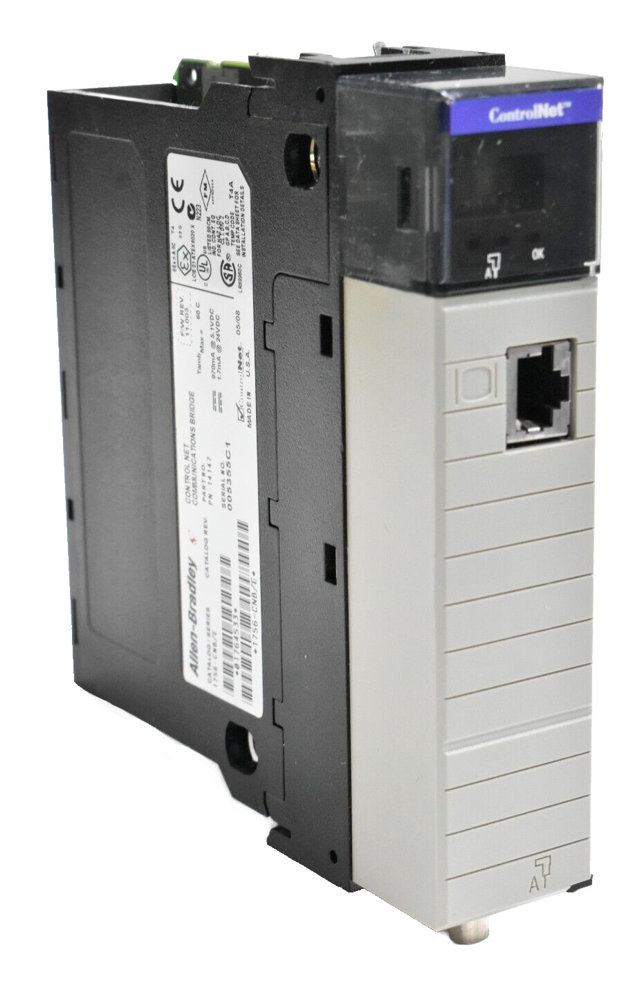 Allen Bradley 1756-CNB/E Control Net Communications Bridge Module