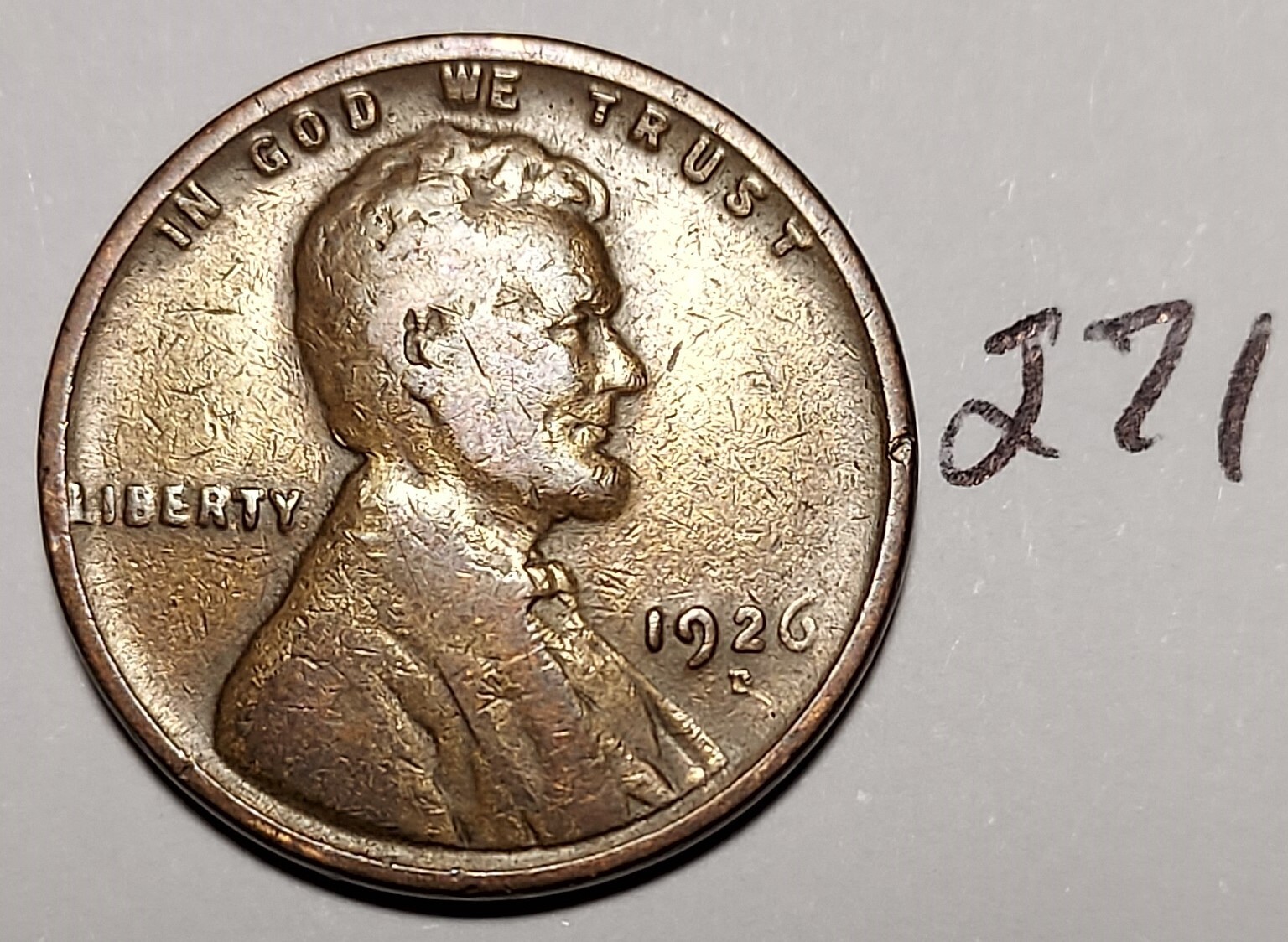 1926-D Lincoln Wheat Cent #271