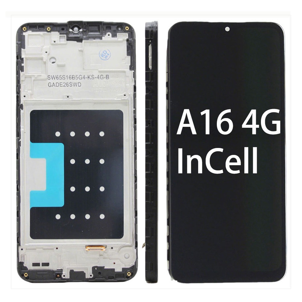 OLED/Incell LCD Display Touch Screen Digitizer Frame fit Samsung Galaxy A16 FAST