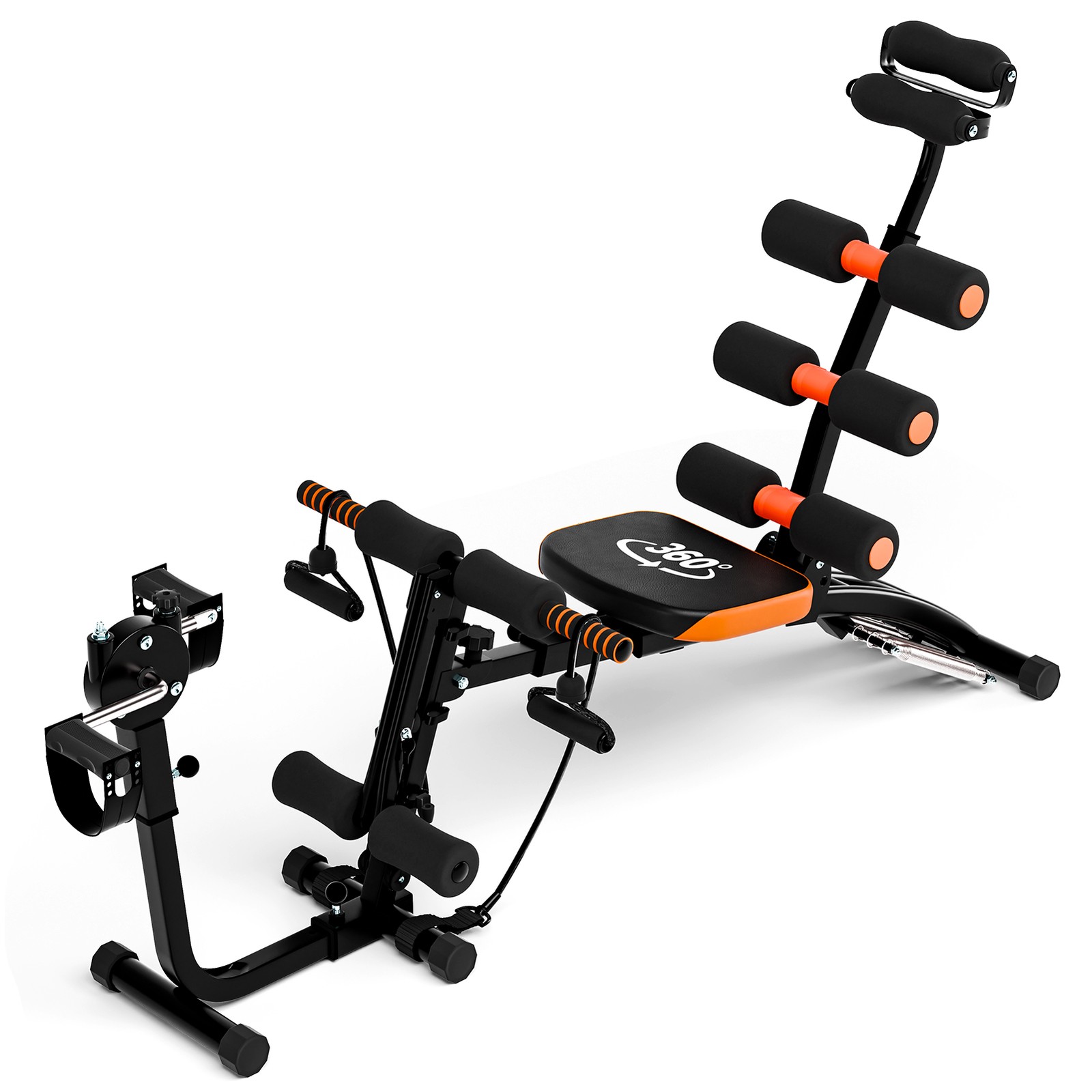 NEW Ab Trainer Abdominal Workout Bench Adjustable Exerciser Home Fitness Machine