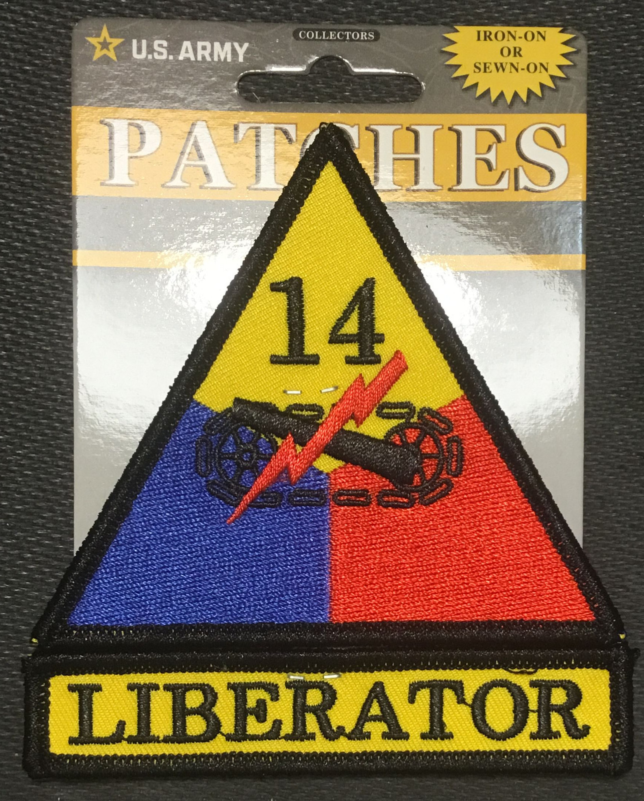 WW2 Army 14th Armored Division Liberator 2-piece patch