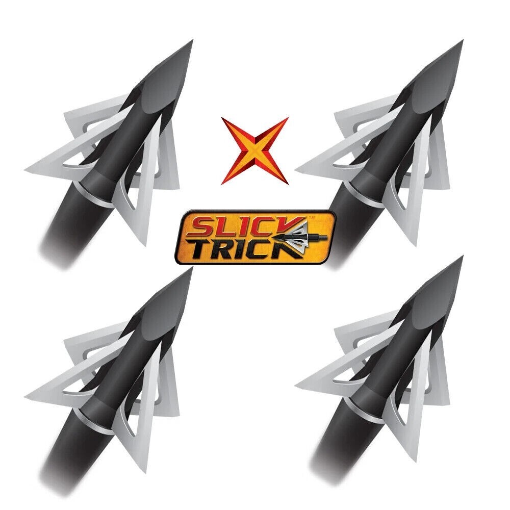 Slick Trick Magnum Broadhead Stainless Steel 100 Grains 4 pk. Model: 15ST100M