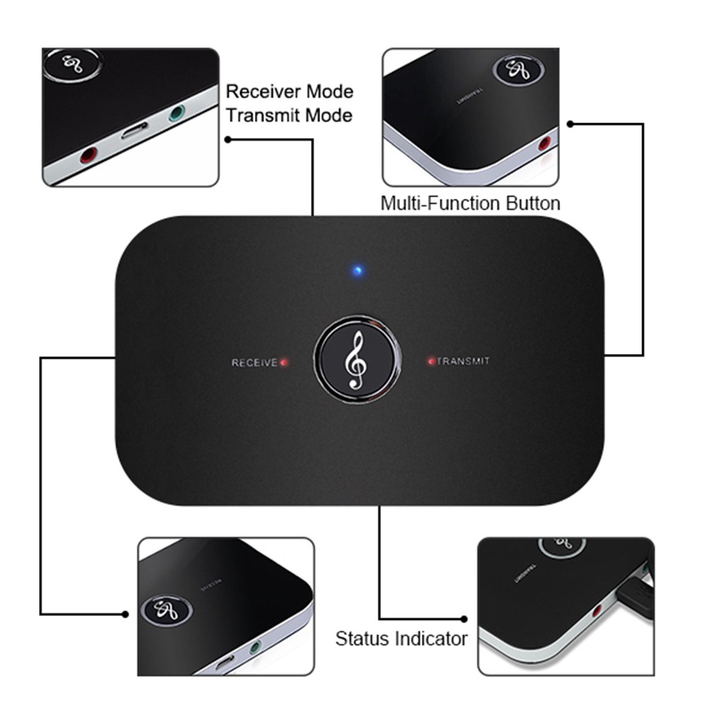 2 in 1 Bluetooth Audio Receiver Transmitter