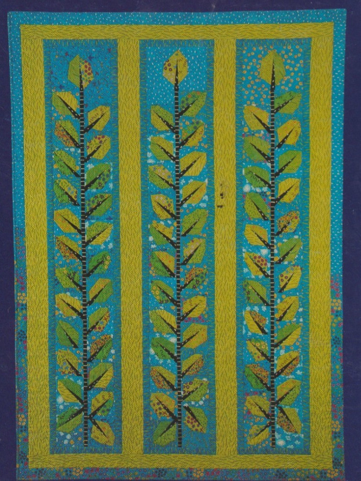 Stargazey Quilts - Leavez - QUILT PATTERN - Three Block Sizes 4", 6", 8"