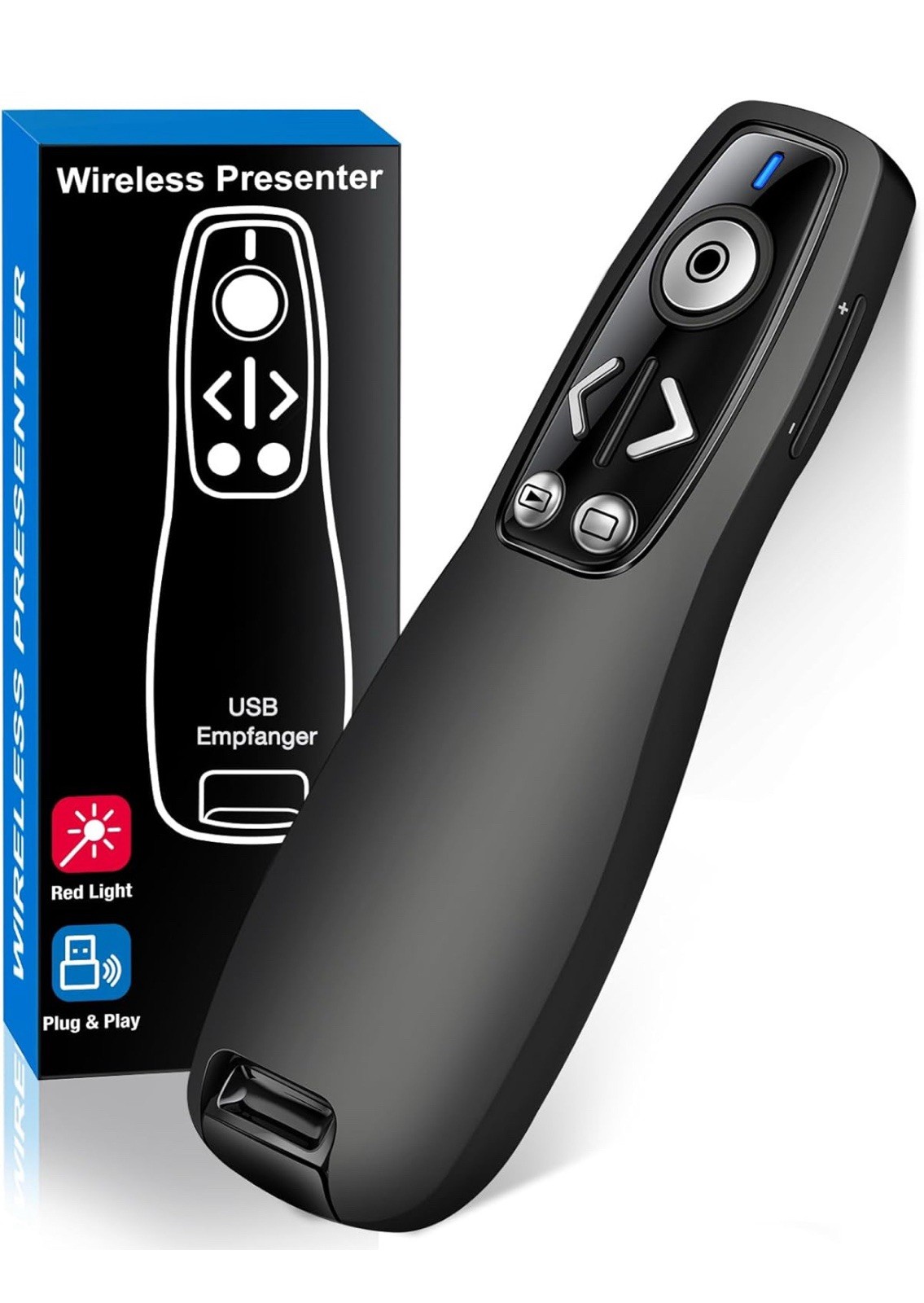 Presentation Clicker Wireless Presenter Remote for PowerPoint, Powerpoint Cli...