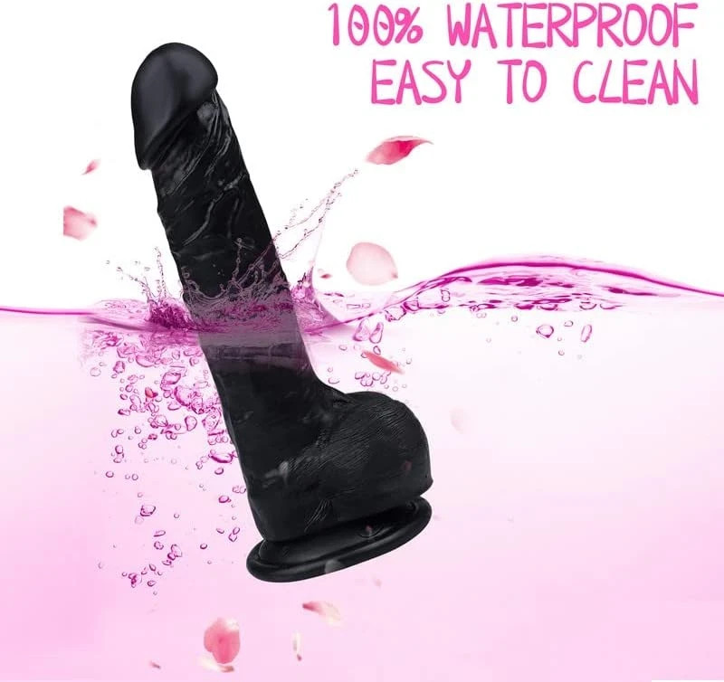 8 Inch Silicone Realistic Huge Dildo Suction Cup Anal Vagina Sex Toys For Women