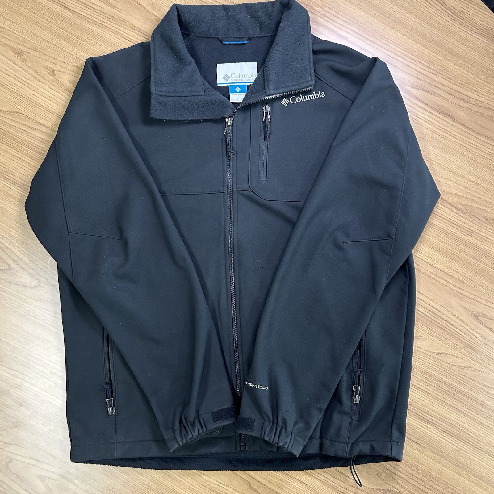 Columbia Men's L Ascender Softshell Fleece Lined Omni Shield Weatherproof Jacket
