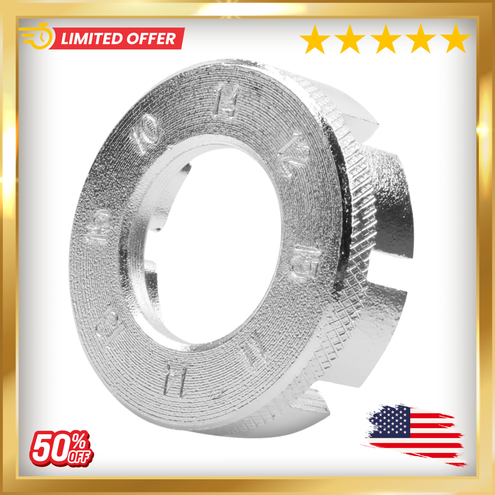Bicycle Spoke Wrench Hard Steel 8 Way Bike Rim Truing Tool Adjust wheel Spokes