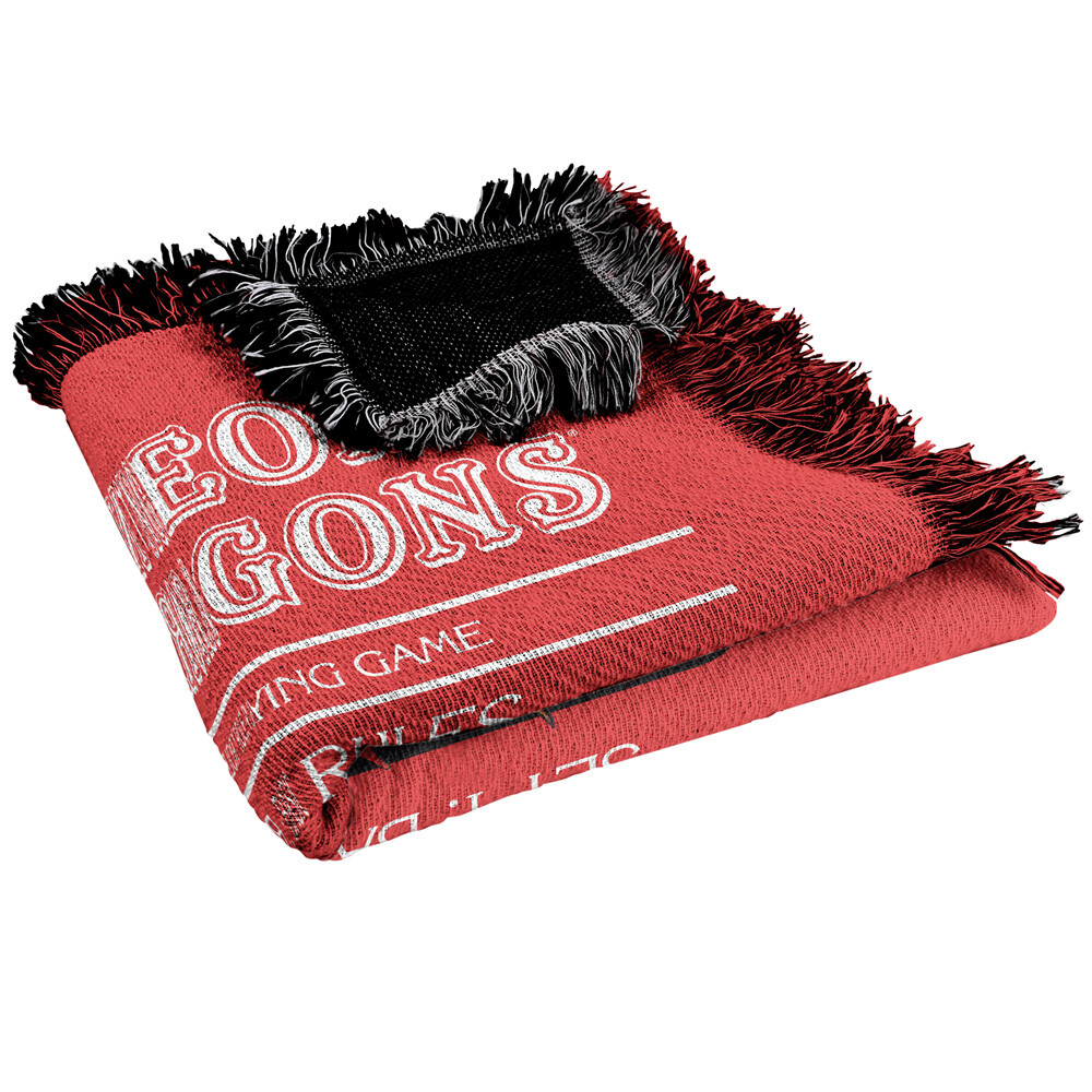 Dungeons & Dragons Blanket, 50"x60" Basic Rules Cover Woven Cotton Blend Throw