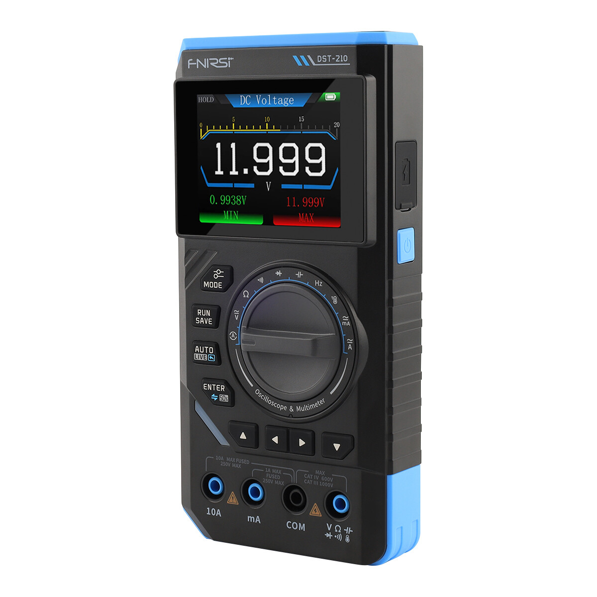 3 in 1 Oscilloscope Multimeter 10M Analog Bandwidth Counts 48MSa Sampling Rate