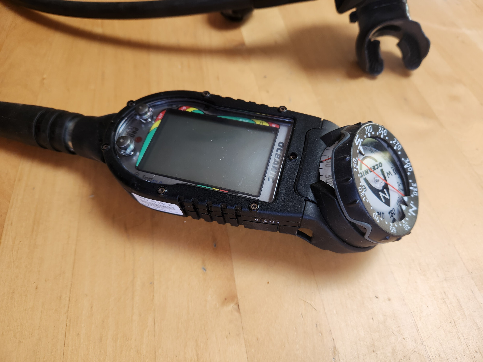 scubapro regulator and oceanic computer used three times