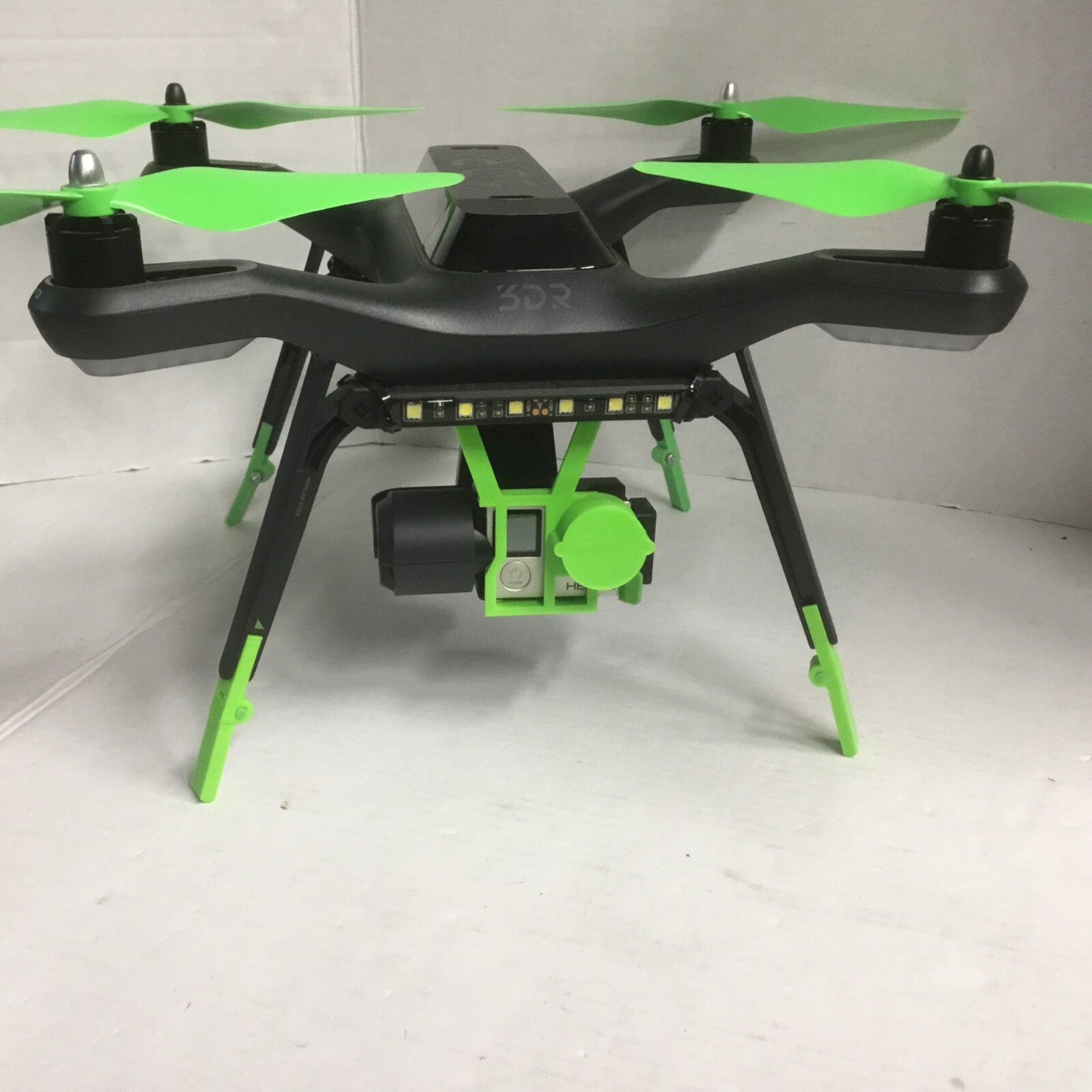3DR Solo leg extension, 3DR feet, 3DR folding leg extension,& Gimbal Holder