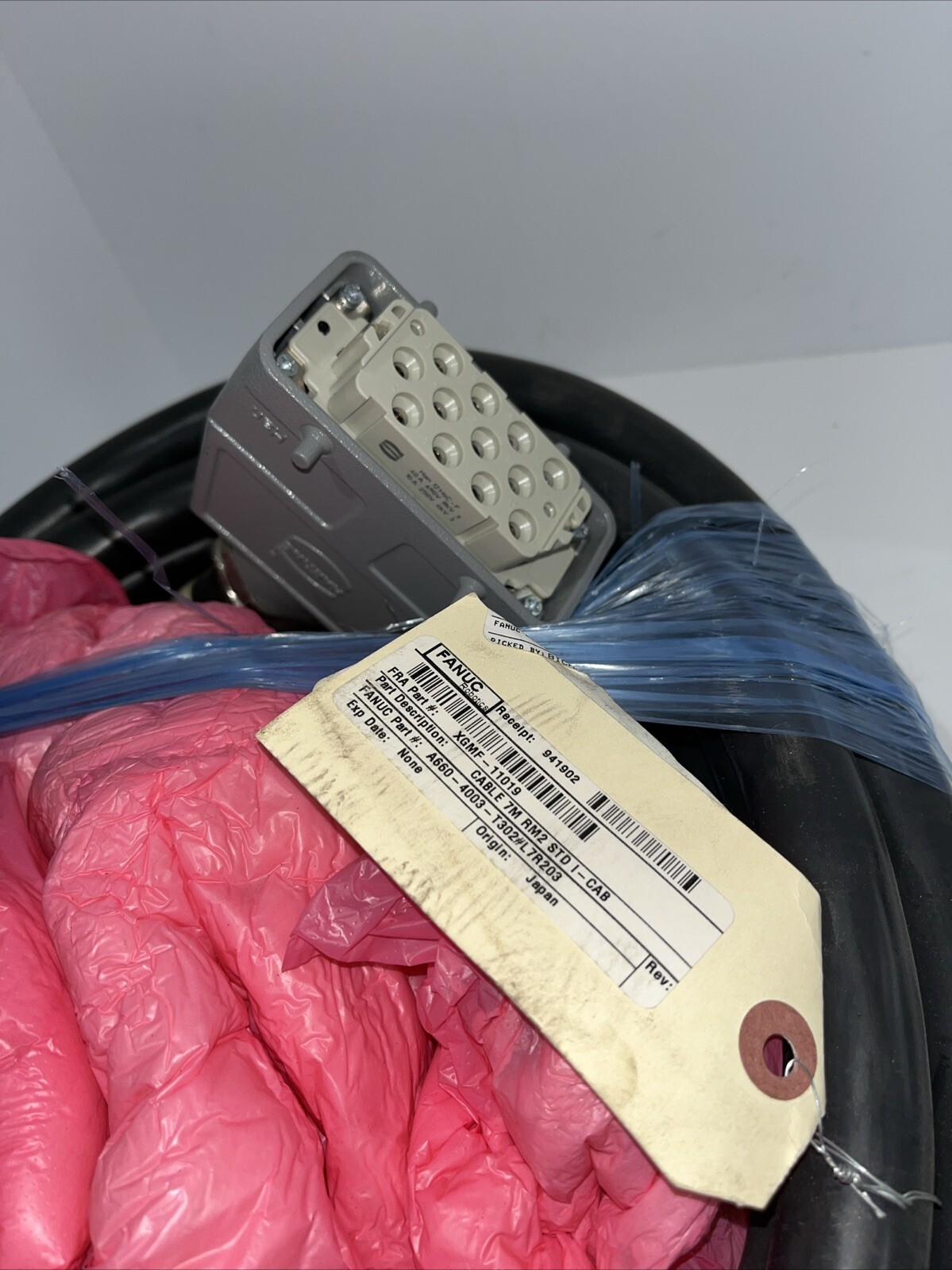 fanuc robotics cable 7m xgmf-11019 NOS