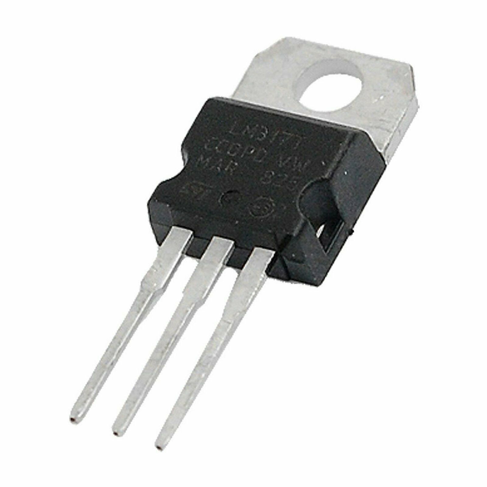 10Pcs LM317T LM317 1.2V to 37V 1.5A Adjustable Voltage Regulator IC
