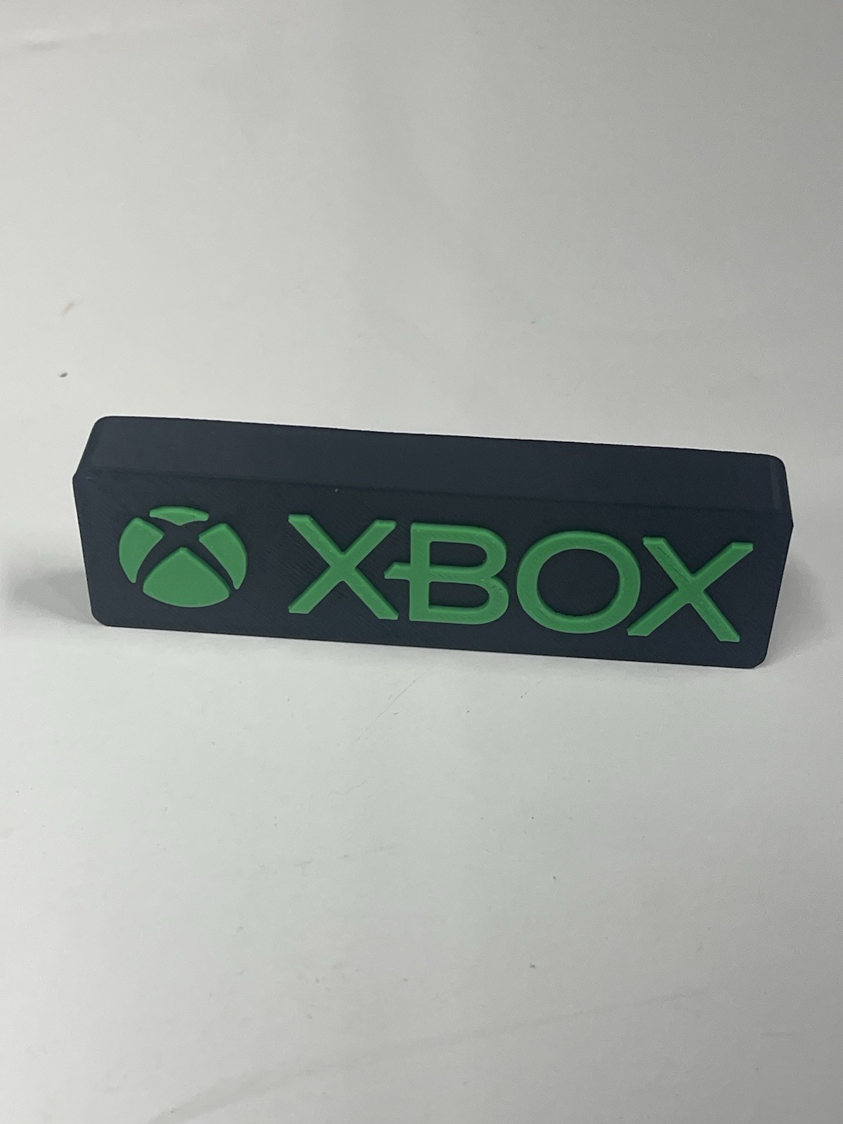XBOX 3D printed Logo Thick Free Standing Shelf Display