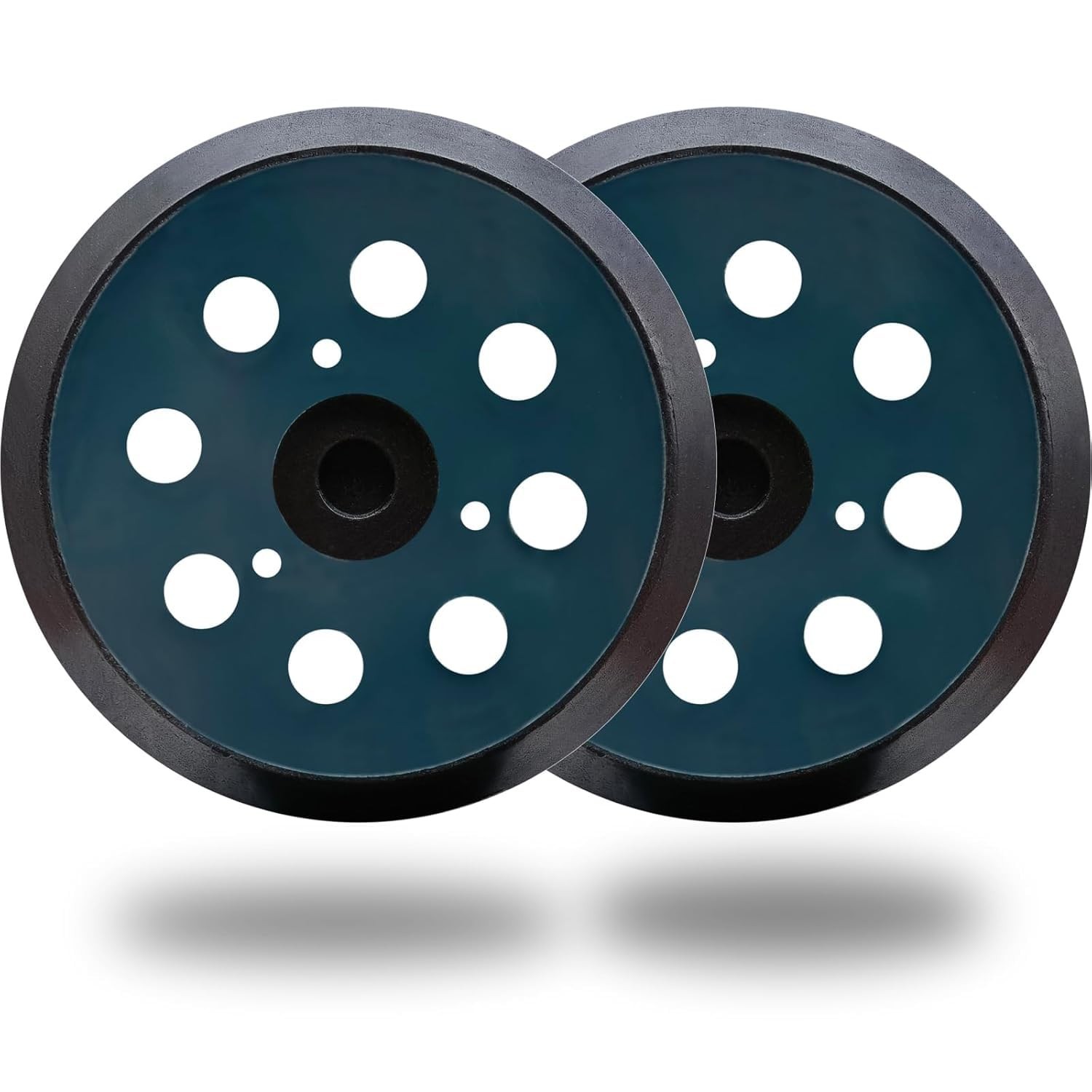 2 Pack Replacement Sander Pads for 5" Dewalt Sander,8-Hole Hook and Loop Sanding