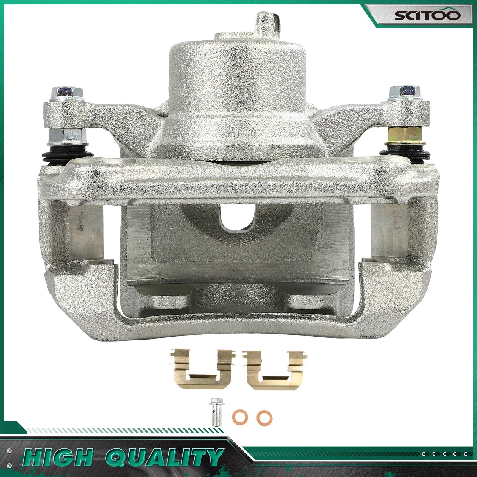Front Left Brake Calipers w/ Bracket For 2014-2018 Kia Forte5 Hatchback