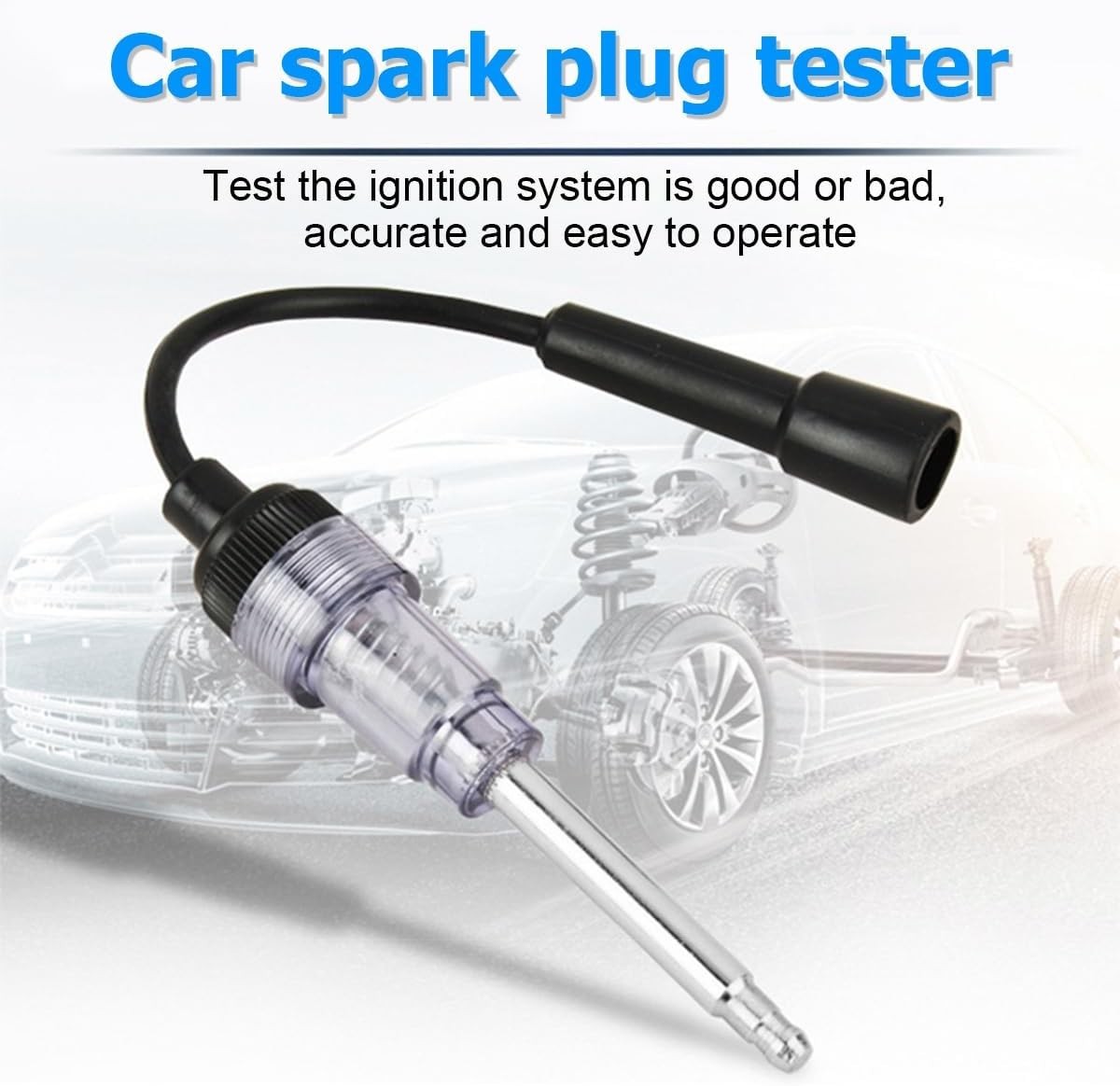 Car Inline Spark Plug , Automotive Engine Ignition Spark Plug Light Checker, ...