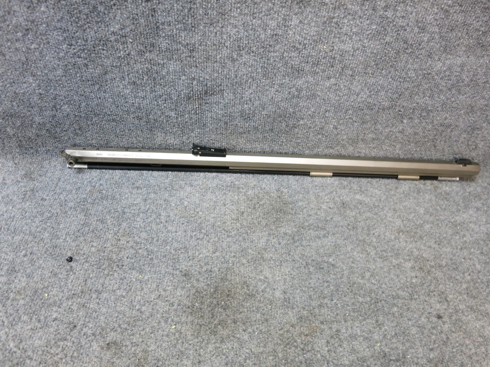 TRADITIONS SPRINGFIELD HAWKEN, .54 CAL, STAINLESS, 28" GOOD USED CONDITION.