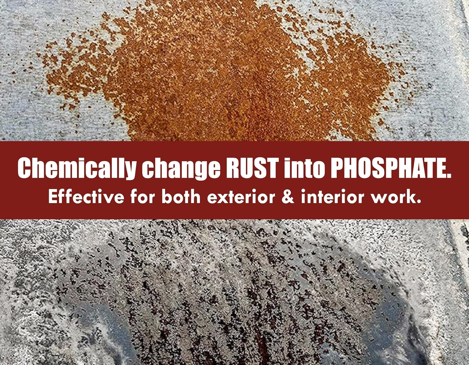 Rust Kutter - Stops Rust and Converts Rust Spots to Leave a Primed Surface Ready