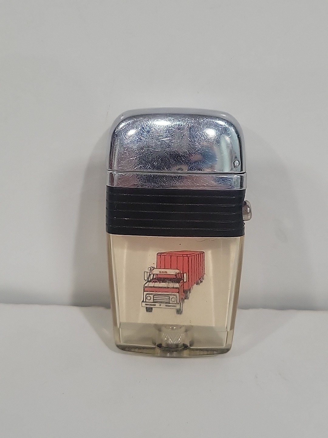 Personalized 1978 Ron Wilson Trucker Refillable Vu-Lighter with Black Band