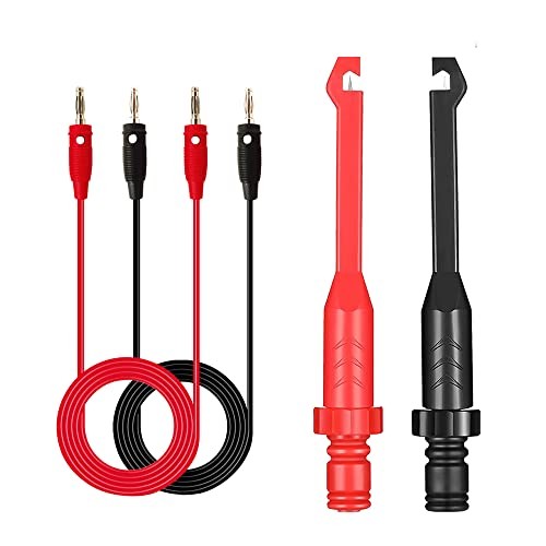 2PCS Multimeter Test Leads Set Electric Wire Piercing Probe Clip, set