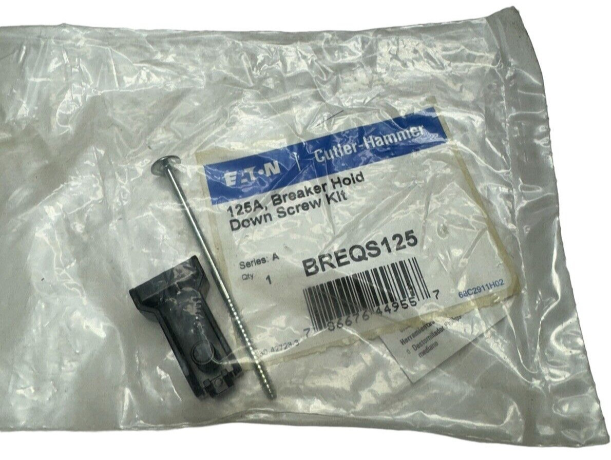 Eaton Cutler Hammer BREQS125 Breaker Hold Down Screw Kit 125A **Free Shipping**
