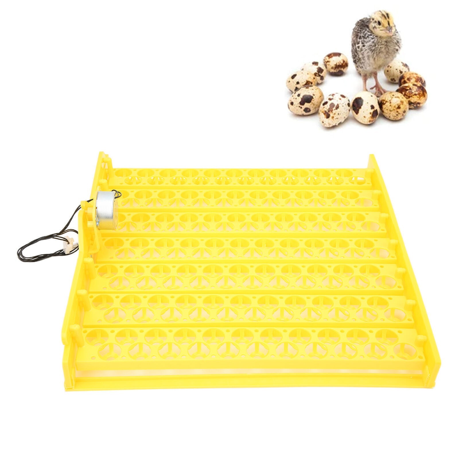 154pcs Fully Automatic Egg Incubation Tray HollowStyle Durable Egg IncubatorTray