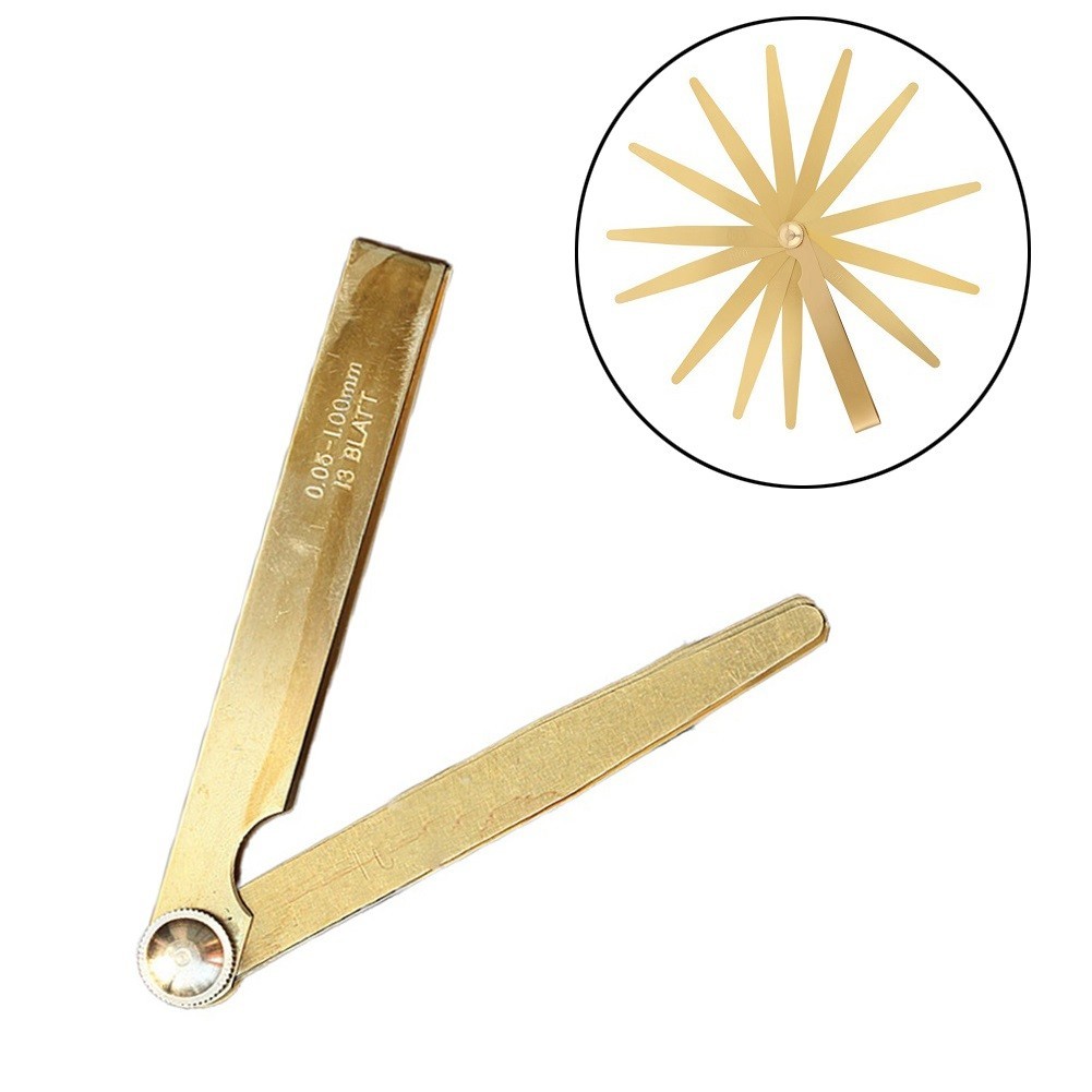 Measure Tool Feeler Gage Brass Engineers Measure Tool Suitable For Designers