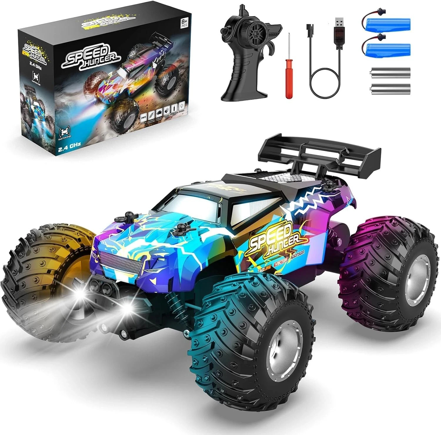 1/14 RC Cars for Adults Fast 50+ mph, RC Trucks 4x4 Offroad