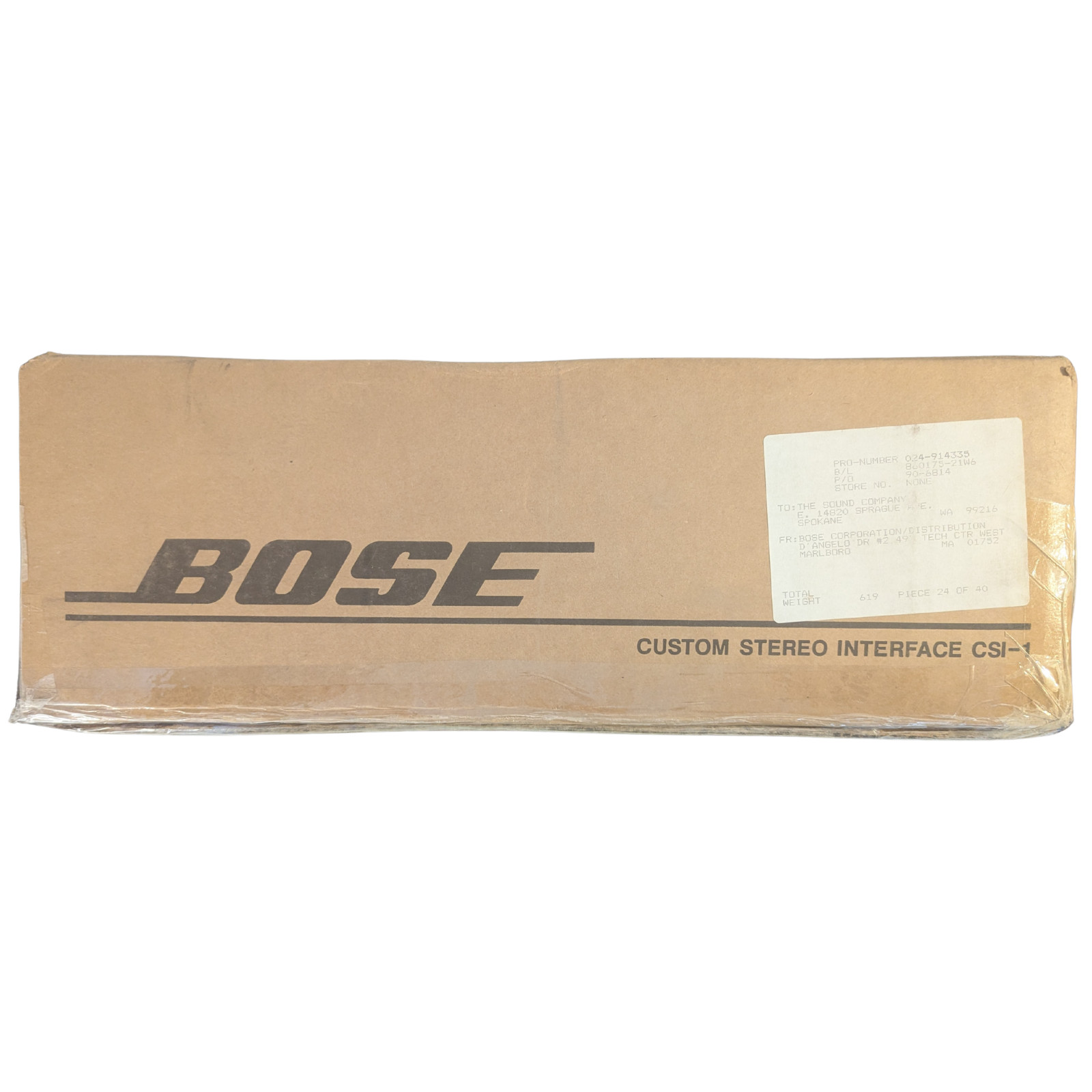Bose CSI-1 Custom Stereo Interface – New Old Stock