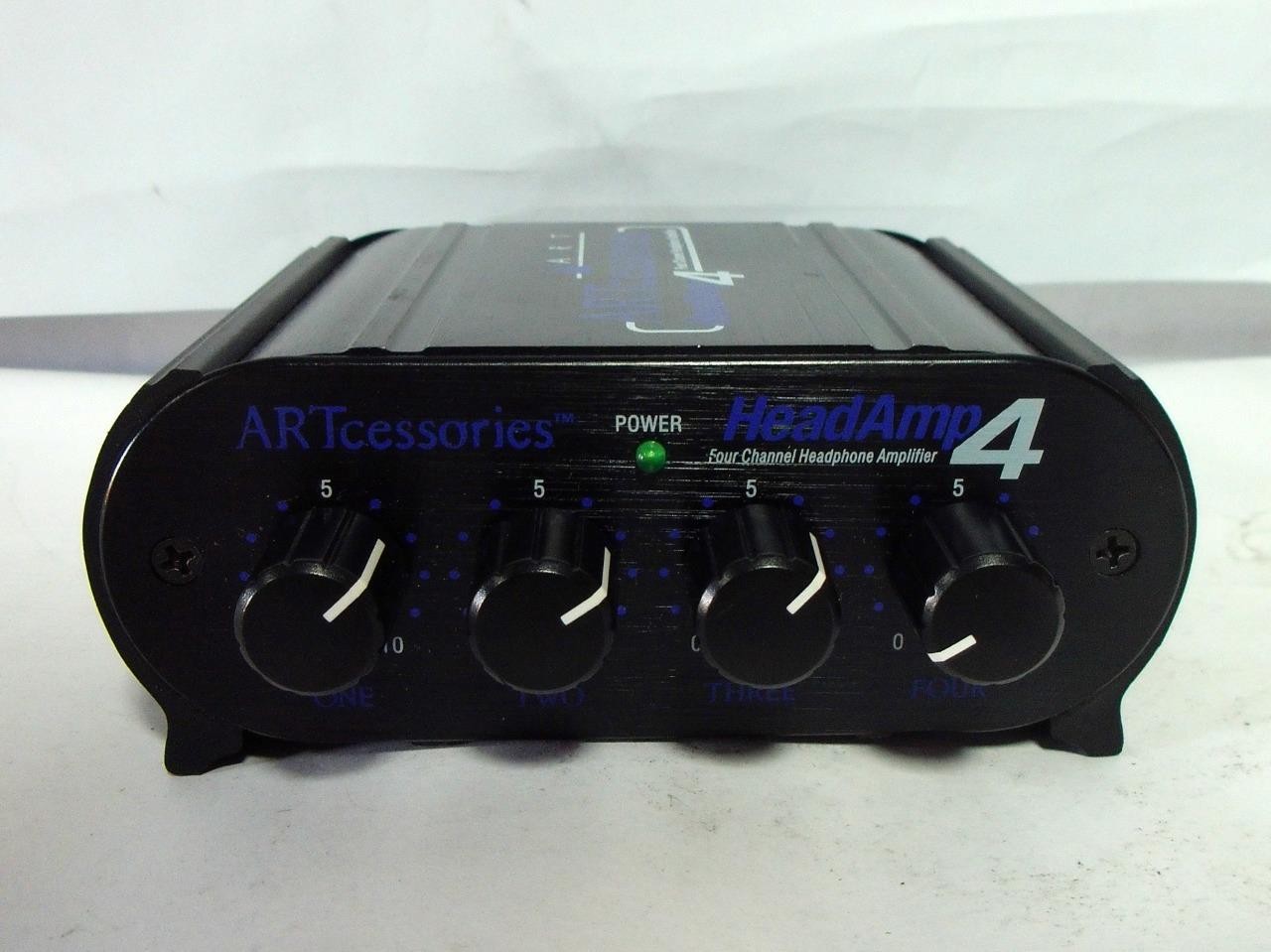 ART HeadAmp 4 Channel Stereo Headphone Amplifier ARTcessories