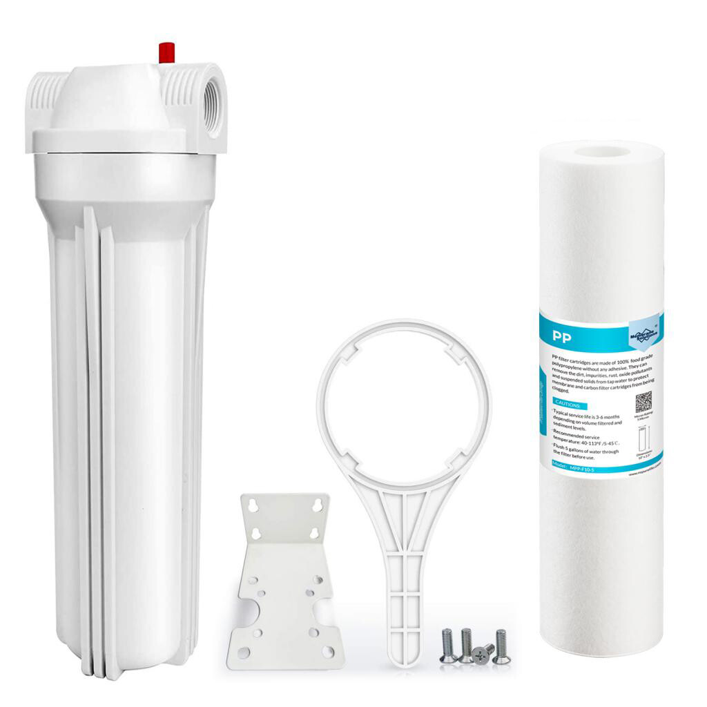 10 Inch Whole House Water Filter Housing System 10" x2.5" PP Sediment Filtration