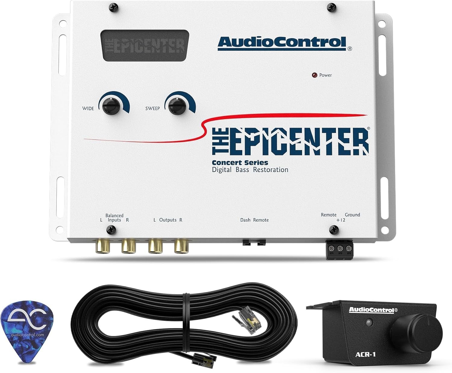AudioControl EPICENTER Bass Restoration Processor w/Remote, ParaBASS, White