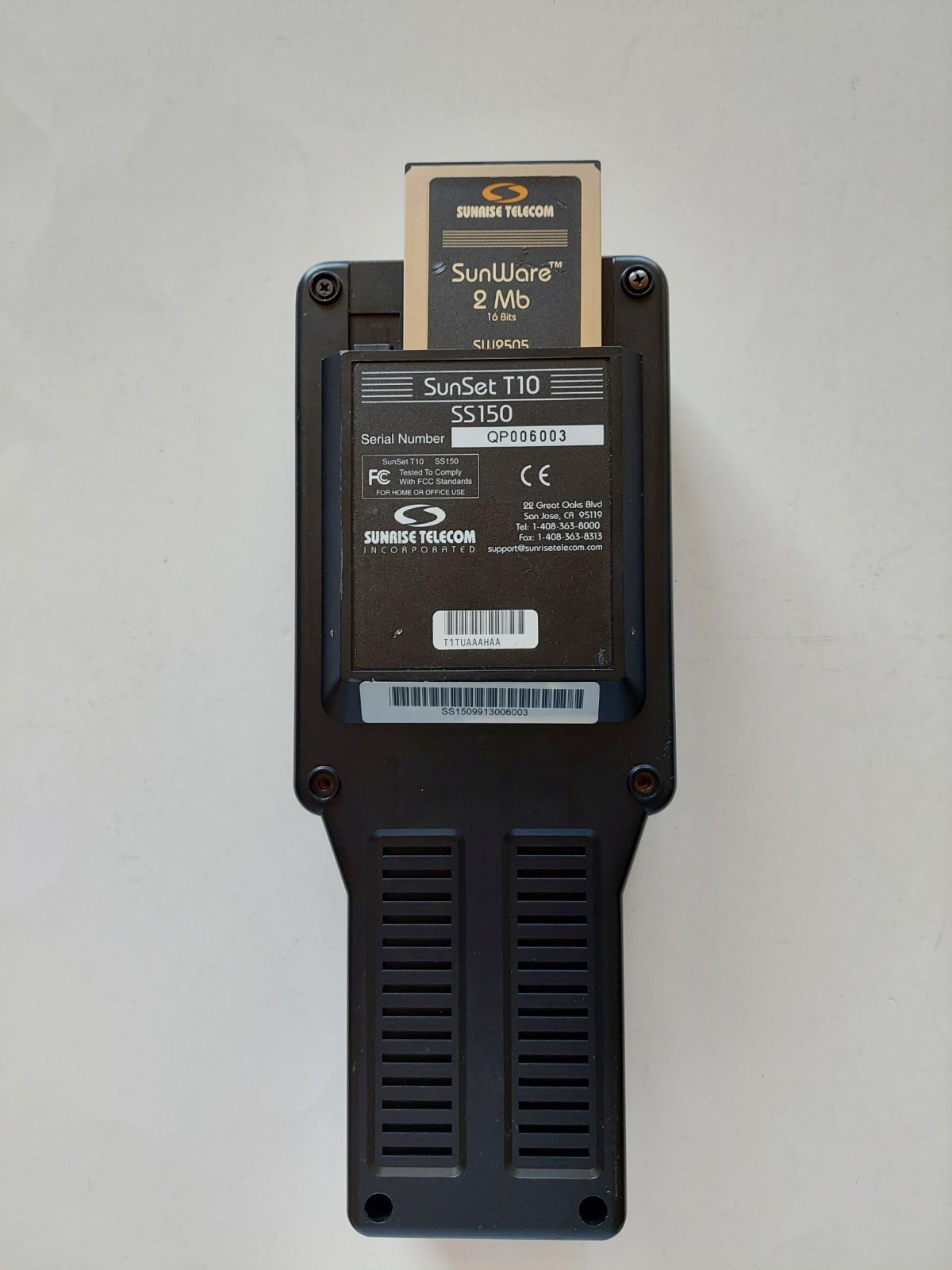 Sunrise Telecom Sunset T10 SS150 Communication Analyzer