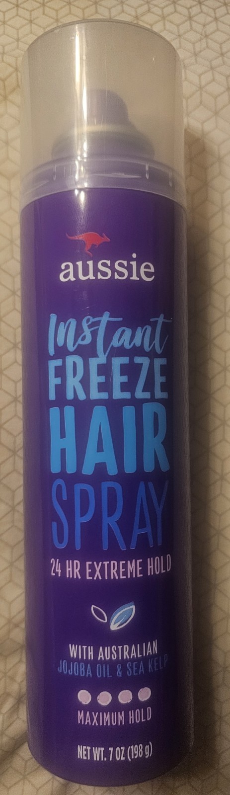 Aussie Instant Freeze Hairspray 7OZ ORIGINAL Formula Jojoba Oil Sea Kelp