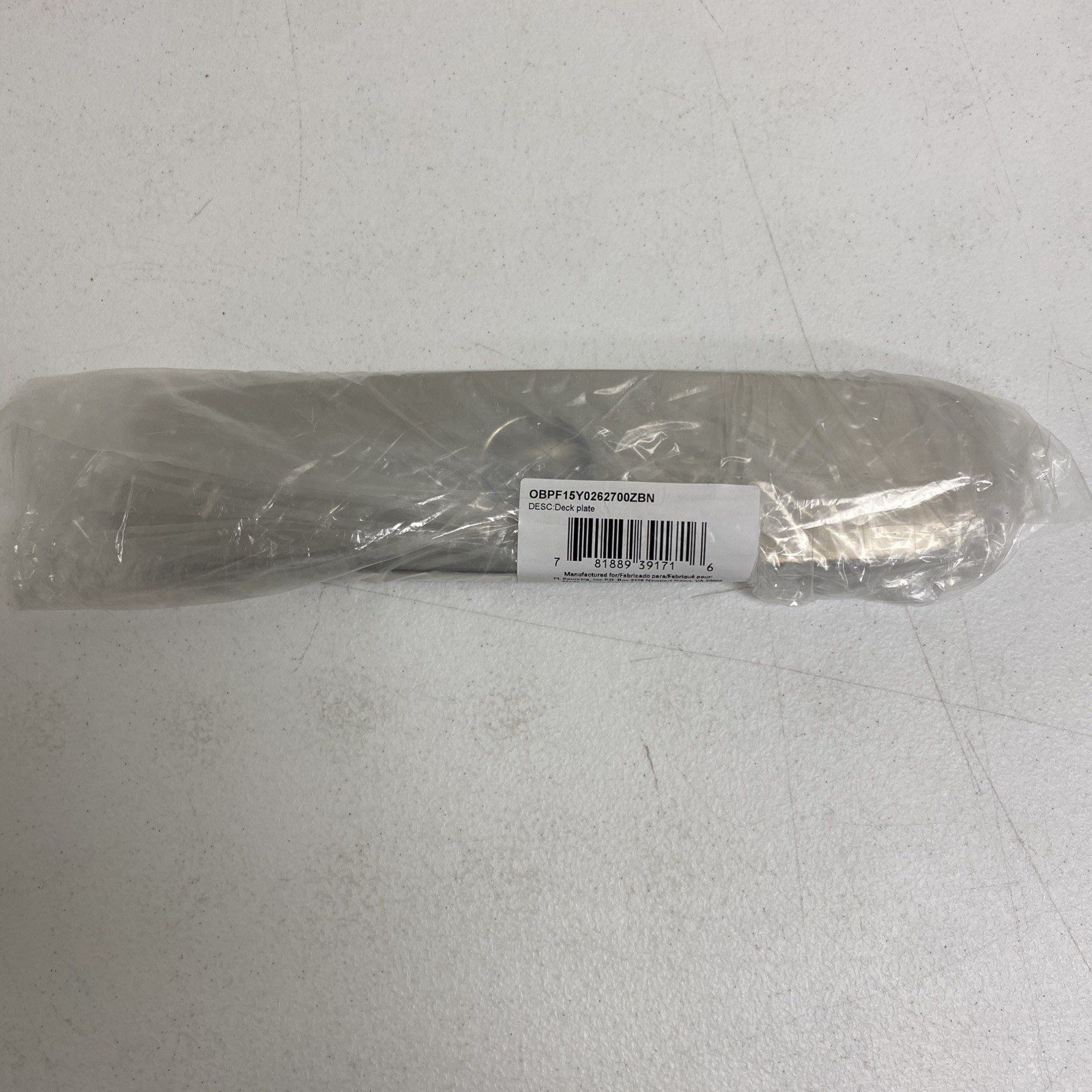 PROFLO OBPF15Y0262700 Escutcheon Plate for PFXC7512 - Nickel