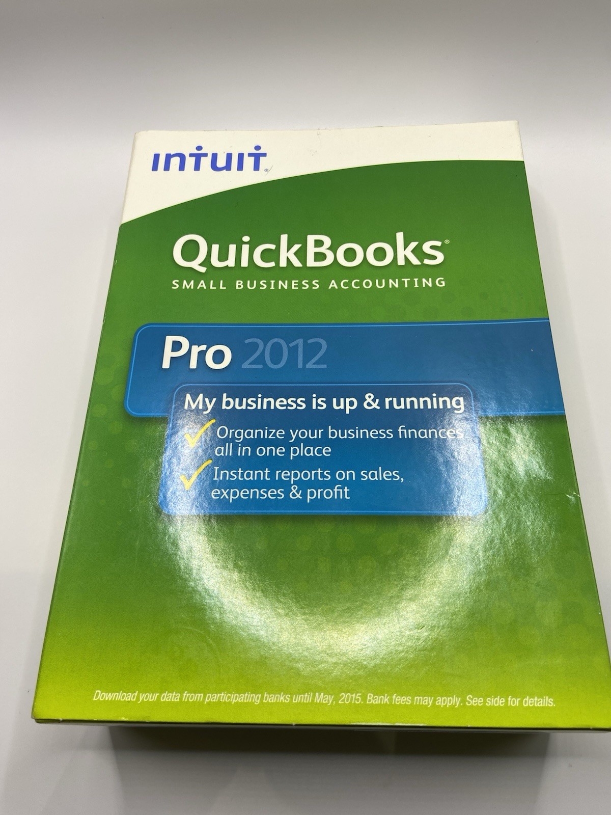 INTUIT QuickBooks Pro 2012 Small Business Accounting For Windows.