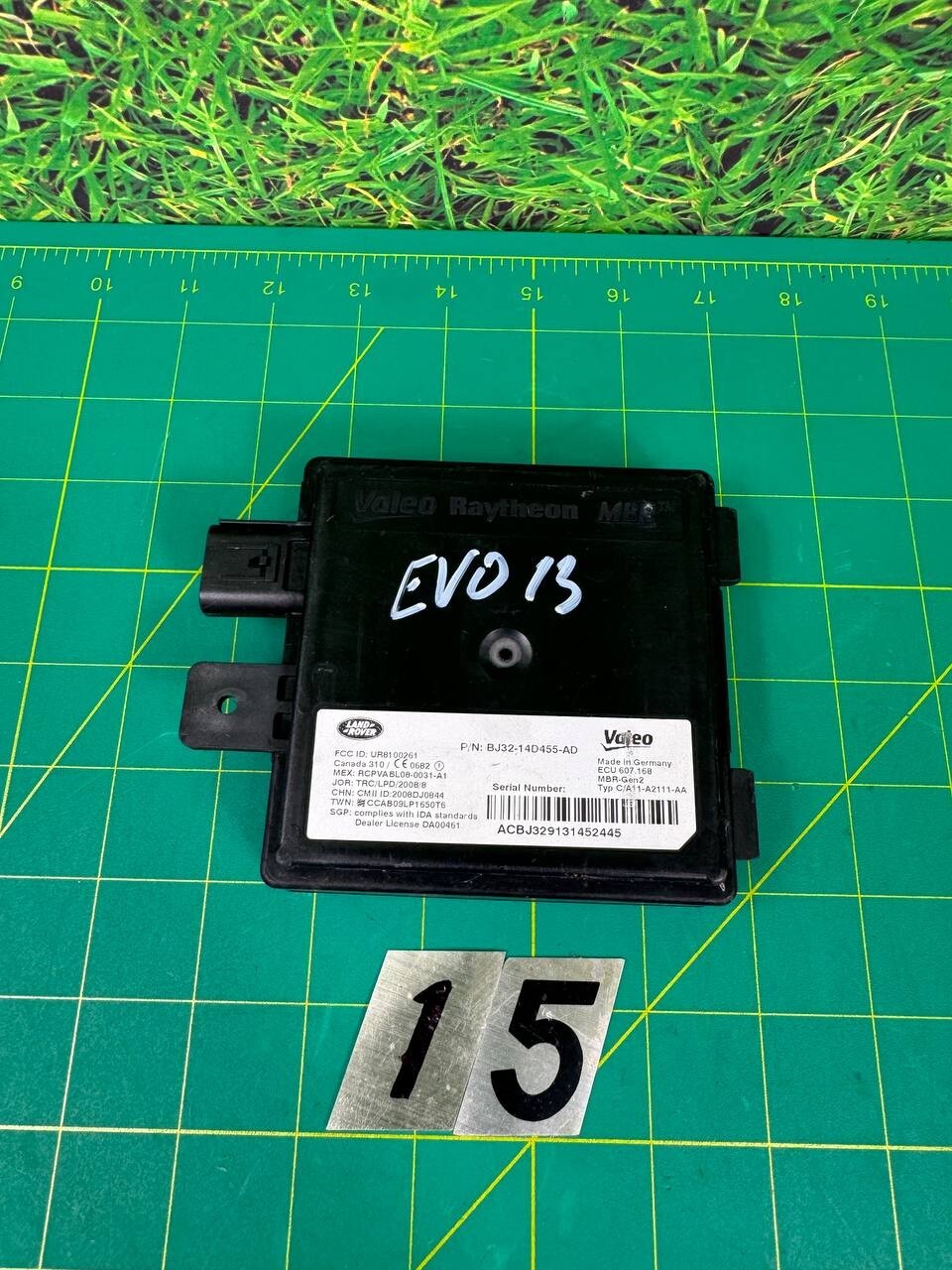 2012-2017 RANGE ROVER EVOQUE Blind Spot Radar Control Module BJ32-14D455-AD OEM