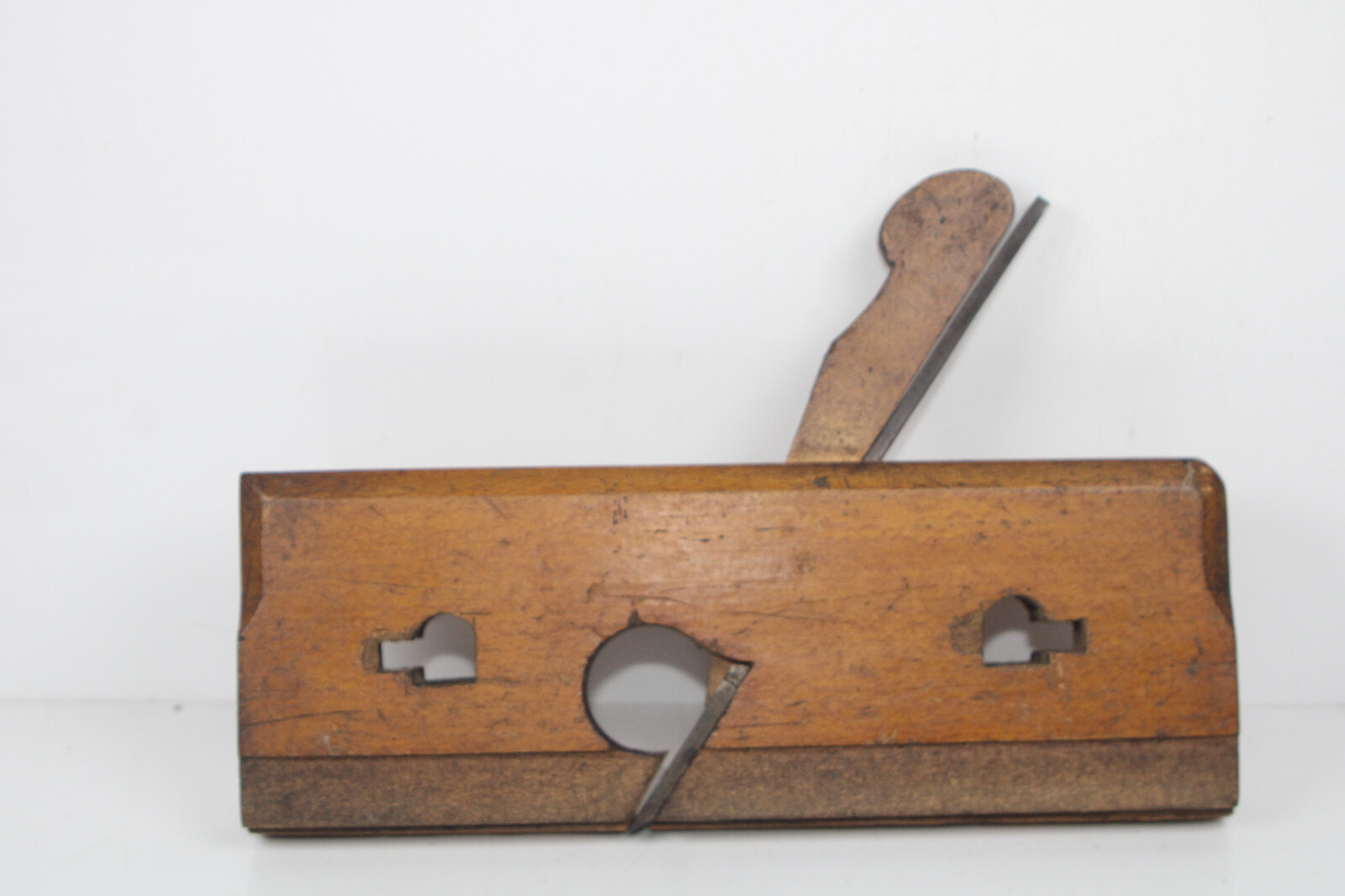 Fine User 1/2" Full Boxwood Triple Bead Moulding Woodworking Plane #DR75