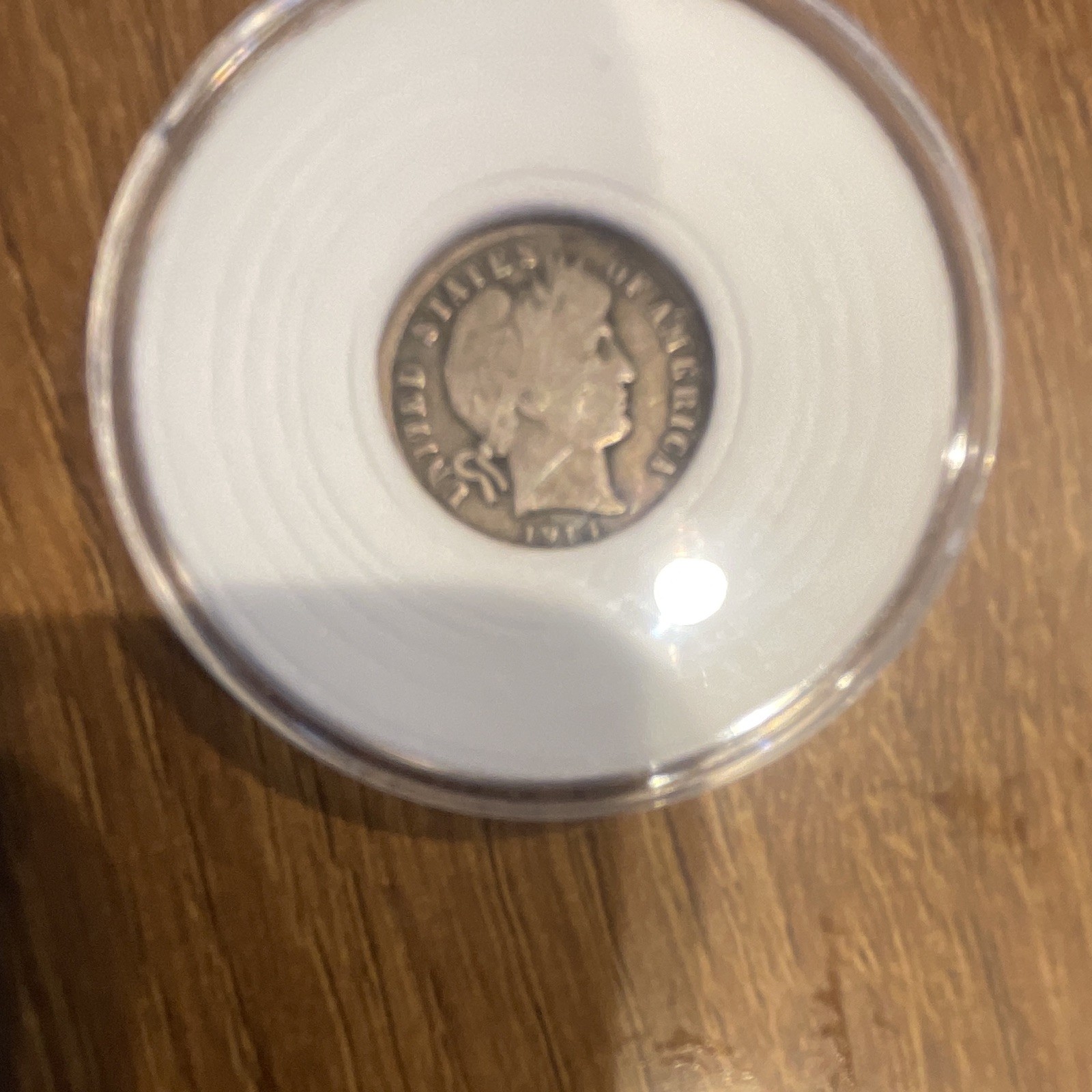 1914-dBarber Dime 10C Business Strike 90% Silver US Coin