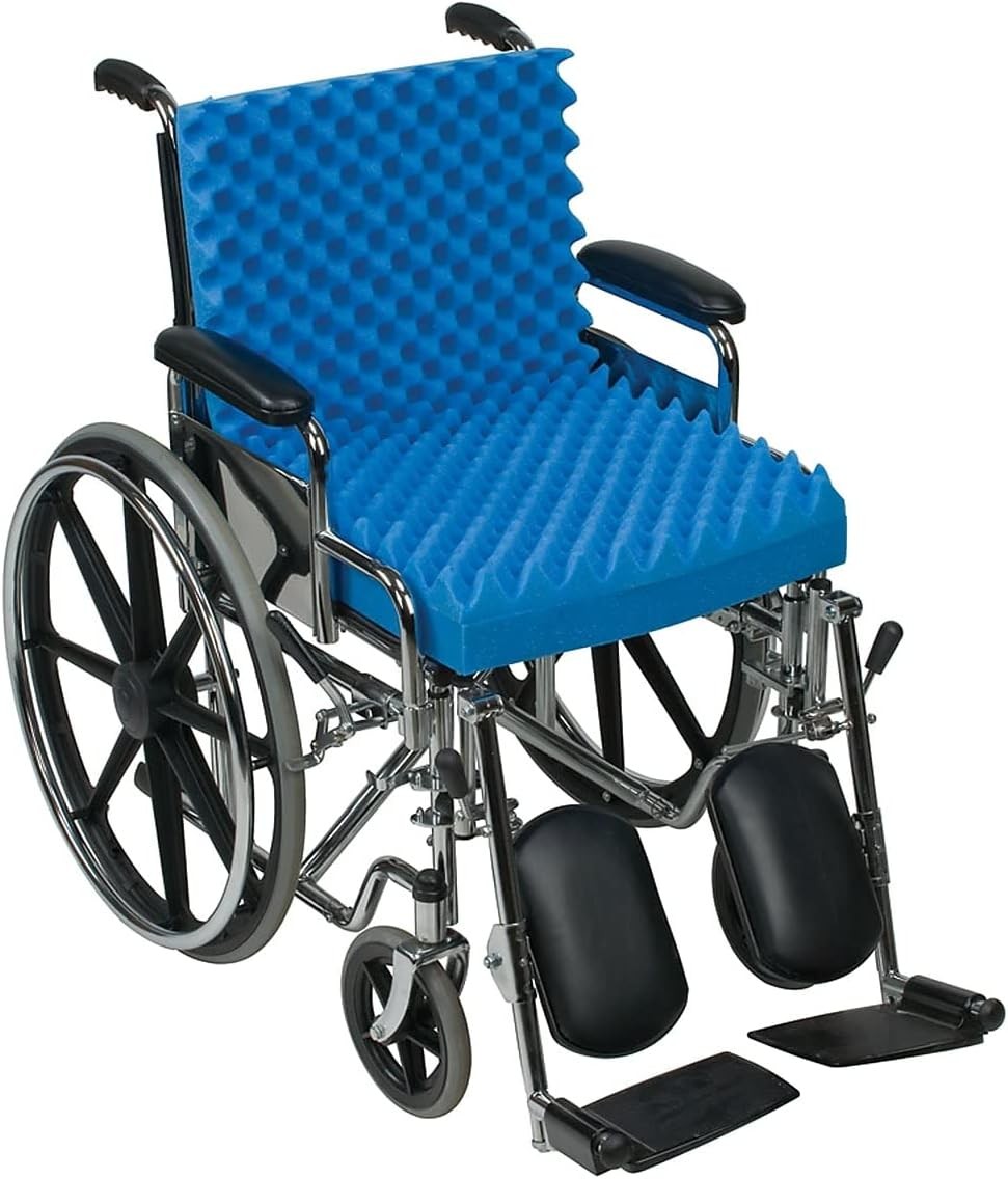 Egg Crate Foam Seat Cushion for Wheelchair or any Chair
