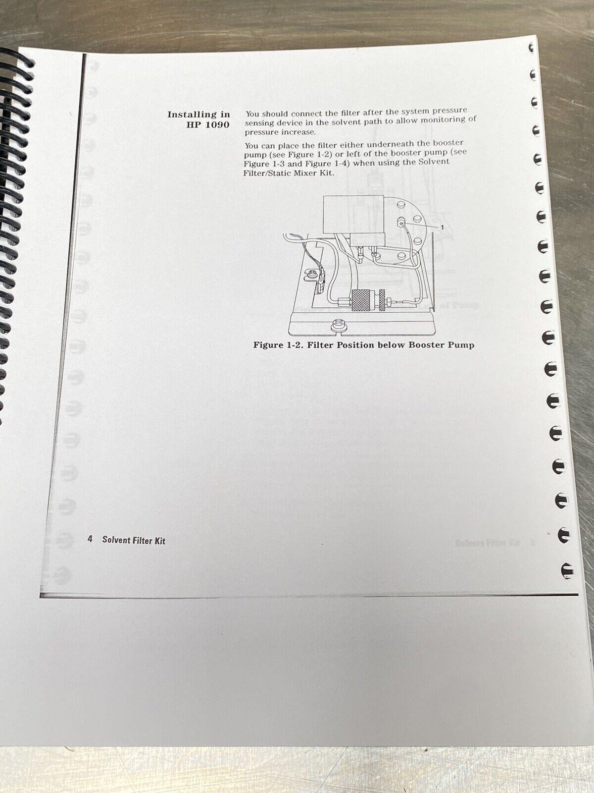 Hewlett Packard HP 1090 Series II HPLC Systems -Users Guide / Manual